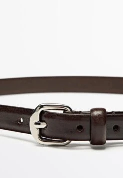Massimo Dutti WITH ARCHED BUCKLE - Belt - Brown -Massimo Dutti Shop bec825a222694ebb840b52701f3b76af