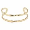 Massimo Dutti Coarse-Textured Open Cuff - Bracelet - Gold Coloured -Massimo Dutti Shop bedf5f2730cb4d1abc518cfe0702b624