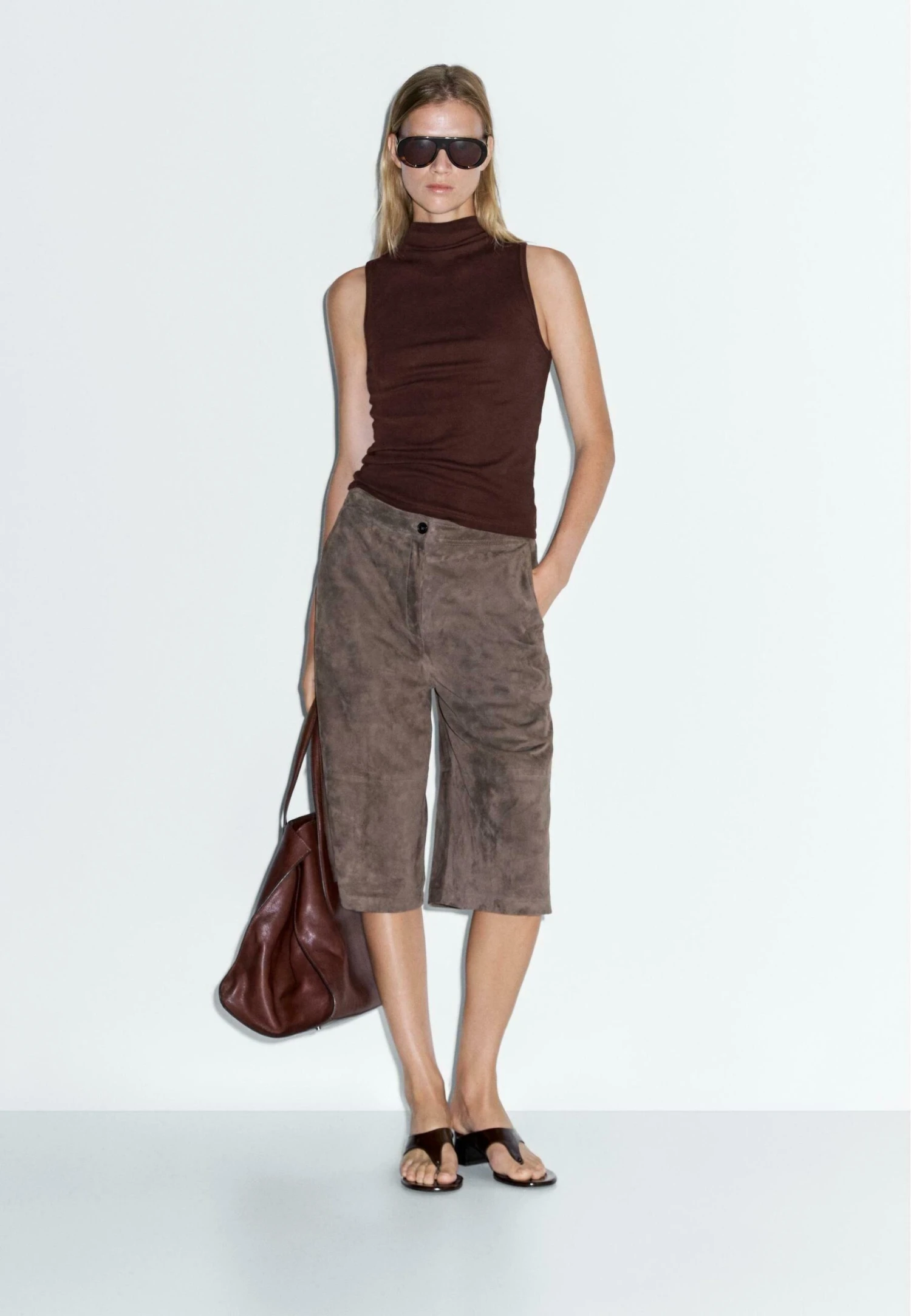 Massimo Dutti FITTED FUNNEL NECK - Top - Bordeaux 6 Massimo Dutti FITTED FUNNEL NECK - Top - Bordeaux - Image 4