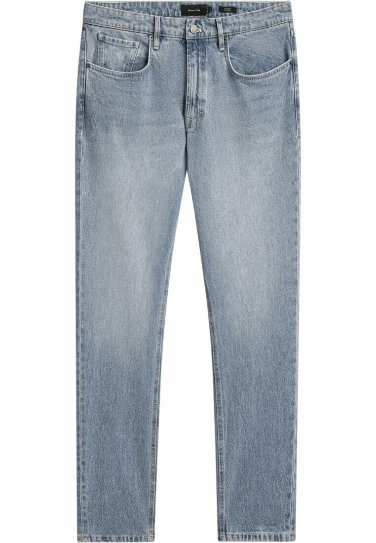 Massimo Dutti Bleached - Slim Fit Jeans - Blue 8 Massimo Dutti Bleached - Slim Fit Jeans - Blue - Image 6