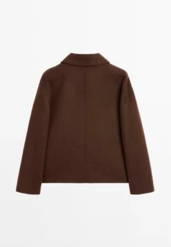 Massimo Dutti SHORT - Short Coat - Bordeaux -Massimo Dutti Shop bf3f57e00abb4a2ca3bdde995af67c57