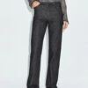 Massimo Dutti HIGH-WAIST - Straight Leg Jeans - Black -Massimo Dutti Shop bf44048c969a4423b06ab03723478feb