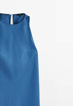 Massimo Dutti Halter - Maxi Dress - Blue -Massimo Dutti Shop bf9ac0d4475f44a0bcffc4cdbd8a9272