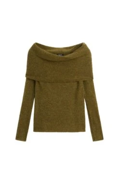 Massimo Dutti OFF-THE-SHOULDER - Jumper - Green -Massimo Dutti Shop bfa45cb7d8cb473cac15608615e6f9b6