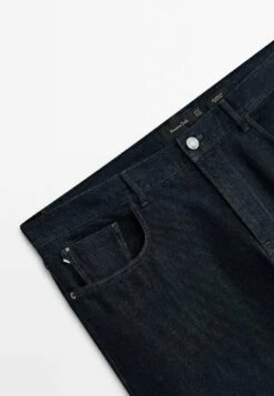 Massimo Dutti Rinse Wash Selvedge - Straight Leg Jeans - Blue -Massimo Dutti Shop c05d35d5339e426e9f8e3ad40c3677d2