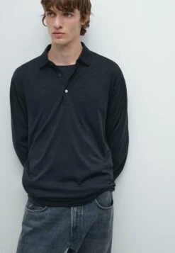 Massimo Dutti SWEATER - Jumper - Dark Blue