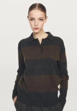 Massimo Dutti SWEATER WITH POCKET DETAIL - Jumper - Dark Grey