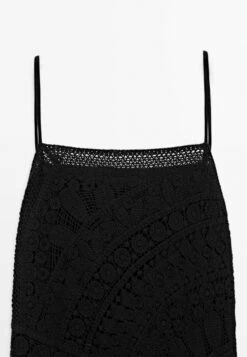 Massimo Dutti CROCHET MIDI - Day Dress - Black -Massimo Dutti Shop c1a1fa9474774e13a387bb873ccd91ae