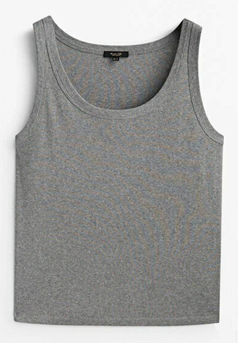 Massimo Dutti Tank - Top - Light Grey 9 Massimo Dutti Tank - Top - Light Grey - Image 7