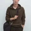 Massimo Dutti WITH HOOD - Hoodie - Brown -Massimo Dutti Shop c1ca0600d97543b79a0d2735afe8326d