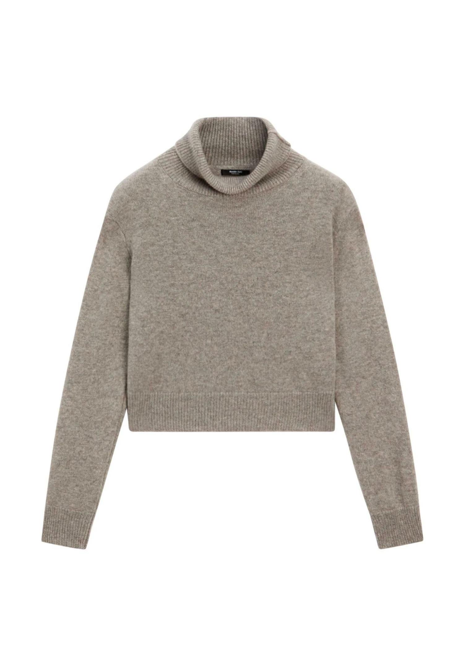 Massimo Dutti SHORT KNIT SWEATER - Jumper - Light Brown 7 Massimo Dutti SHORT KNIT SWEATER - Jumper - Light Brown - Image 5