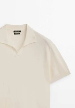Massimo Dutti Polo Shirt - Beige -Massimo Dutti Shop c233470f52094a84bbefc53cd6fc1b31