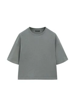 Massimo Dutti SHORT SLEEVE WITH CREW NECK - Basic T-shirt - Pink -Massimo Dutti Shop c23bd1dff30748258d98f0dadb4212ac