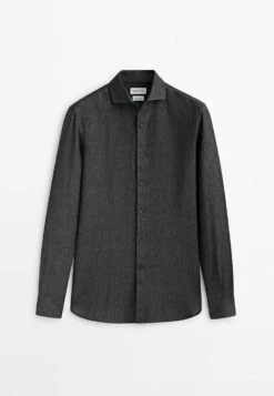 Massimo Dutti Faded - Shirt - Dark Grey -Massimo Dutti Shop c23ca10ceb2948d4ae4ca413aaf30656