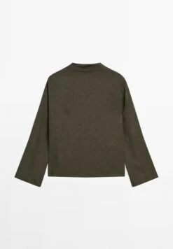 Massimo Dutti FLOWING GARMENT WITH POLO COLLAR - Blouse - Dark Grey -Massimo Dutti Shop c26c1bb0f16a4a34811764e9bbcfcebf