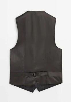 Massimo Dutti Check Super - Waistcoat - Grey 17 Massimo Dutti Check Super - Waistcoat - Grey -Massimo Dutti Shop c2aed56be3064706b846cd5d2ec67024