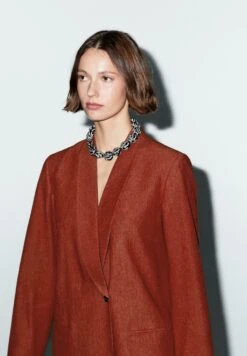 Massimo Dutti SHAWL COLLAR - Blazer - Mottled Red -Massimo Dutti Shop c2c43333db4c455d8d2c182bdae27b42