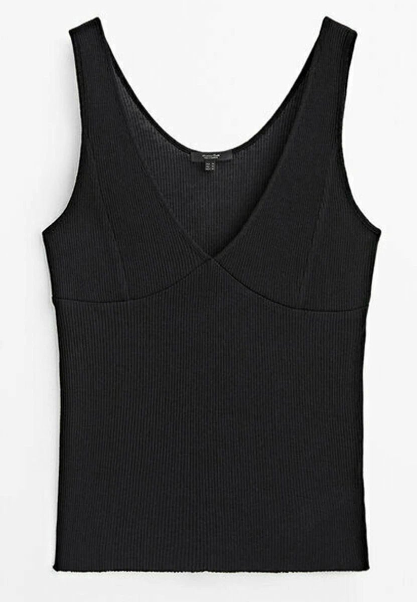 Massimo Dutti Strappy With Seam Detail - Top - Black 10 Massimo Dutti Strappy With Seam Detail - Top - Black - Image 8