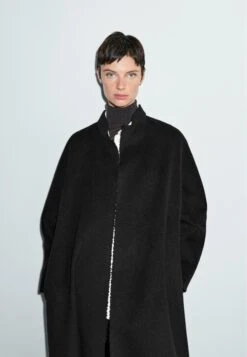 Massimo Dutti WITH STAND COLLAR - Classic Coat - Black -Massimo Dutti Shop c2d13e783551416381c769b8c41b5237