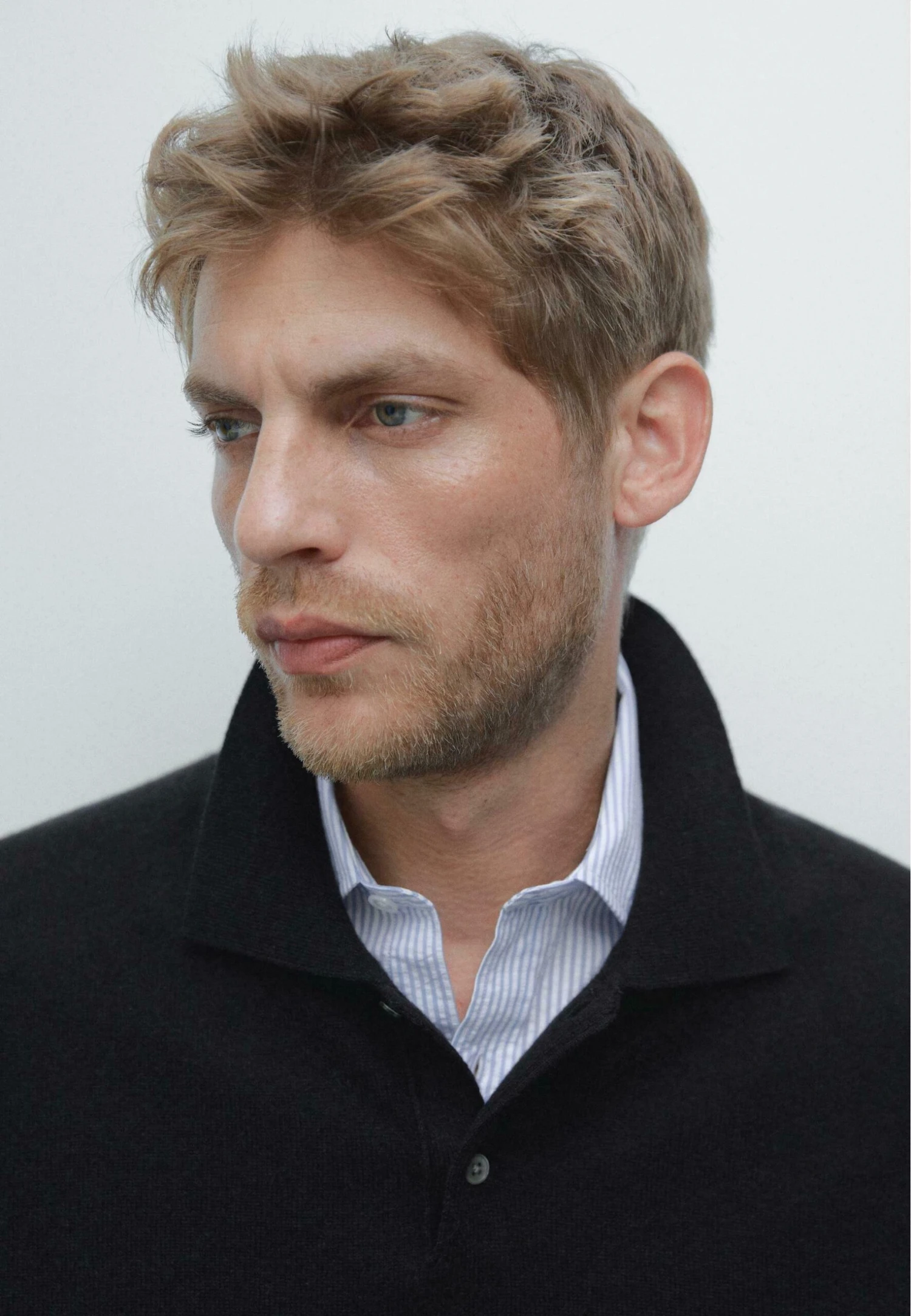 Massimo Dutti CASHMERE LONG SLEEVE POLO COLLAR - Long Sleeved Top - Dark Blue 5 Massimo Dutti CASHMERE LONG SLEEVE POLO COLLAR - Long Sleeved Top - Dark Blue - Image 3