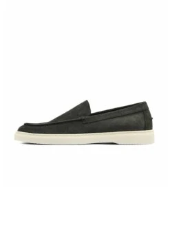 Massimo Dutti SPLIT WITH MOC TOE - Slip-ons - Taupe