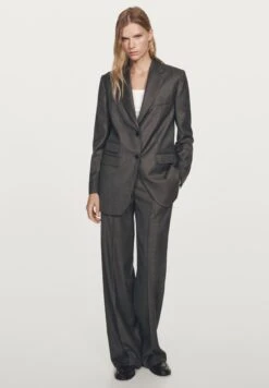 Massimo Dutti BUTTONED LAPEL COLLAR - Blazer - Brown -Massimo Dutti Shop c2fe7a14765d4ce2a320e8525de336ee