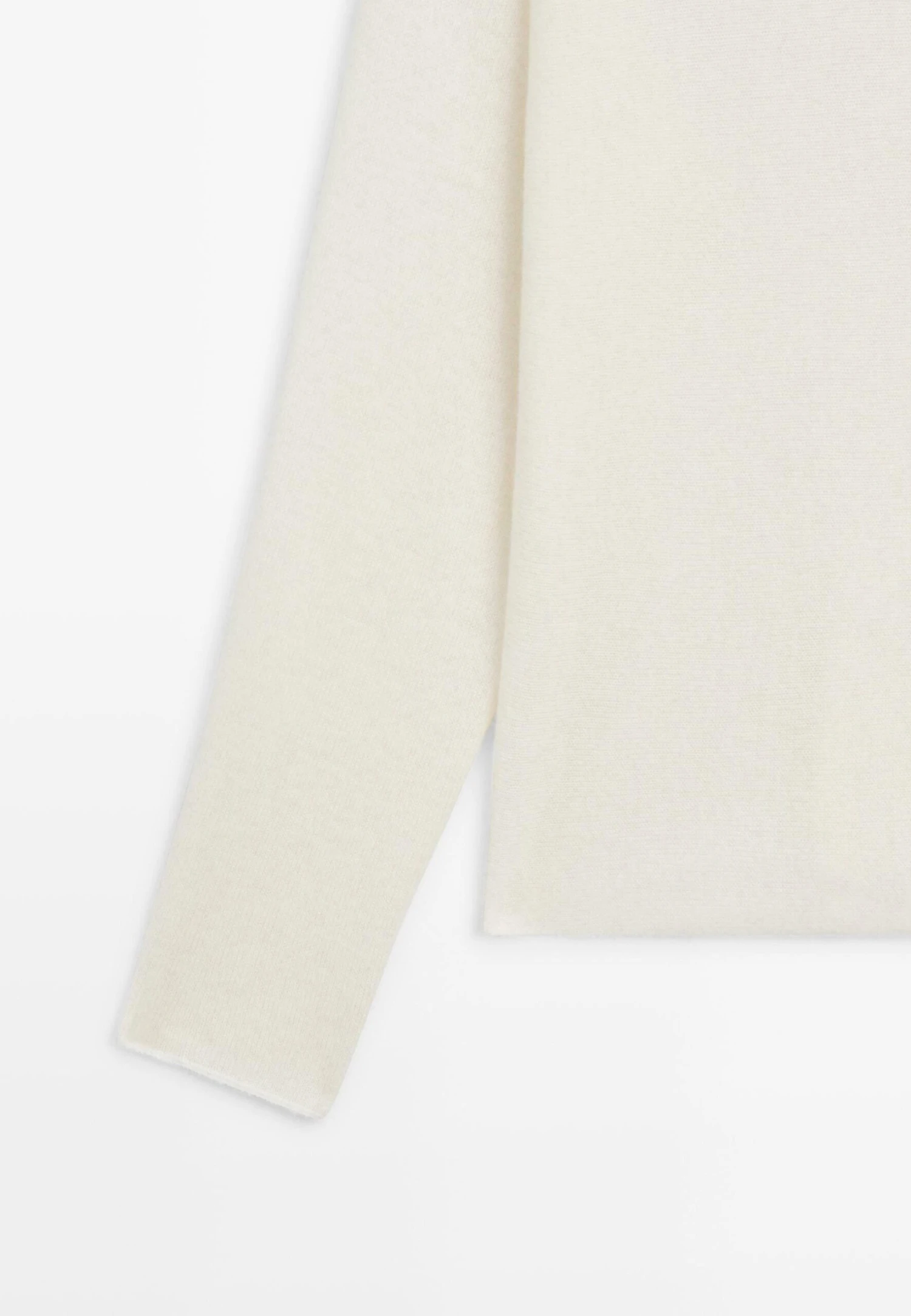 Massimo Dutti BOAT NECK WITH RAGLAN SLEEVE - Jumper - Beige 12 Massimo Dutti BOAT NECK WITH RAGLAN SLEEVE - Jumper - Beige - Image 10