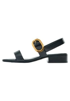 Massimo Dutti High-Heel With Buckle Detail - Sandals