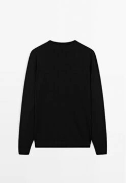 Massimo Dutti CREW NECK LONG SLEEVE - Jumper - Black -Massimo Dutti Shop c3a4485ad5e9435888a865f0c14d1e7f