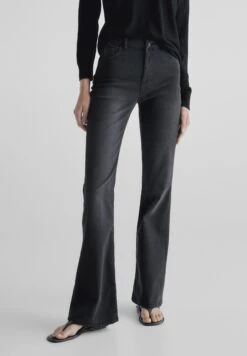 Massimo Dutti Flare Fit High-Waist - Flared Jeans
