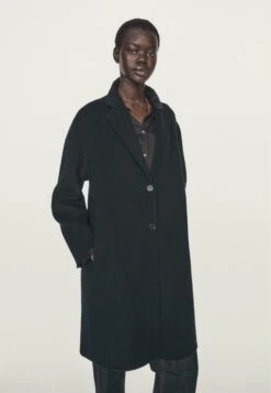 Massimo Dutti TWO-BUTTON BLEND - Winter Coat - Dark Blue -Massimo Dutti Shop c4047214fa77425b994d16af1c56c51f
