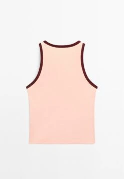 Massimo Dutti HALTER NECK WITH CONTRAST DETAIL - Top - Pink 18 Massimo Dutti HALTER NECK WITH CONTRAST DETAIL - Top - Pink -Massimo Dutti Shop c460533ab2d74170a99661e4b33e653f
