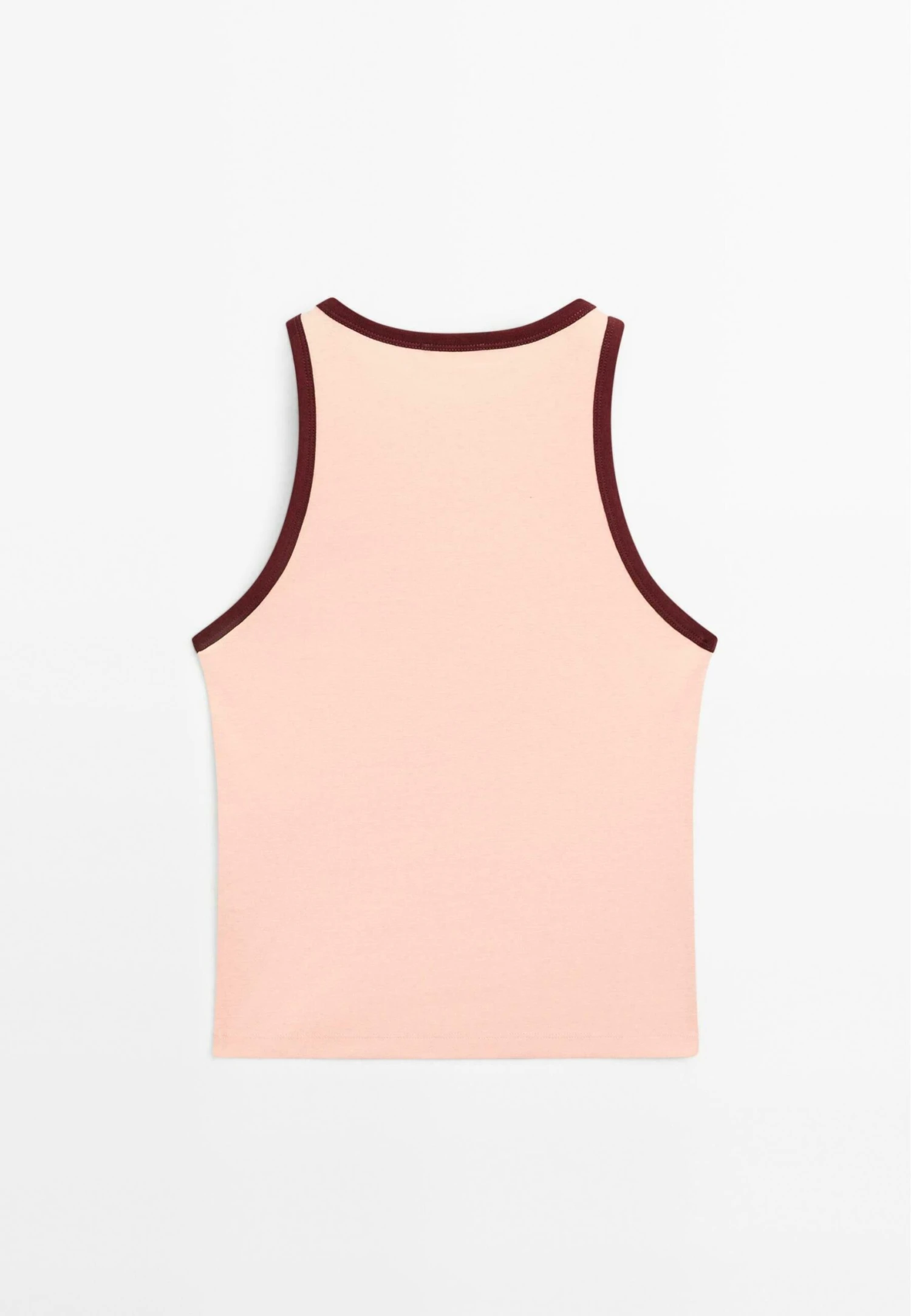 Massimo Dutti HALTER NECK WITH CONTRAST DETAIL - Top - Pink 8 Massimo Dutti HALTER NECK WITH CONTRAST DETAIL - Top - Pink - Image 6