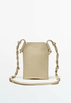 Massimo Dutti Mobile Phone With Woven Strap- Across Body Bag - White -Massimo Dutti Shop c47d0eee293e4775baec8c6fef2eecf6