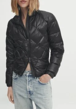 Massimo Dutti Down Jacket - Black