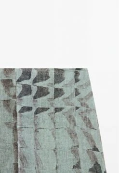 Massimo Dutti PRINTED MIDI WITH GATHERED DETAIL - A-line Skirt - Blue -Massimo Dutti Shop c55afd54381c4189b02e2e8c0f794f52