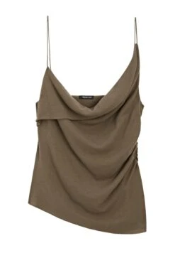 Massimo Dutti STRAPPY ASYMMETRIC NECK - Top - Beige -Massimo Dutti Shop c56c2b0a76cf44e98082ac9f8a44f637