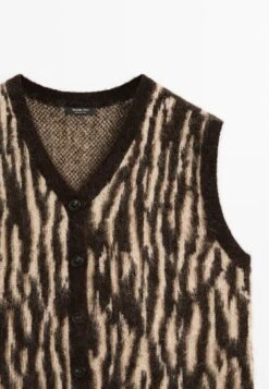 Massimo Dutti Waistcoat - Dark Brown -Massimo Dutti Shop c584d2e4f5e142b6960a76c53accb8ba