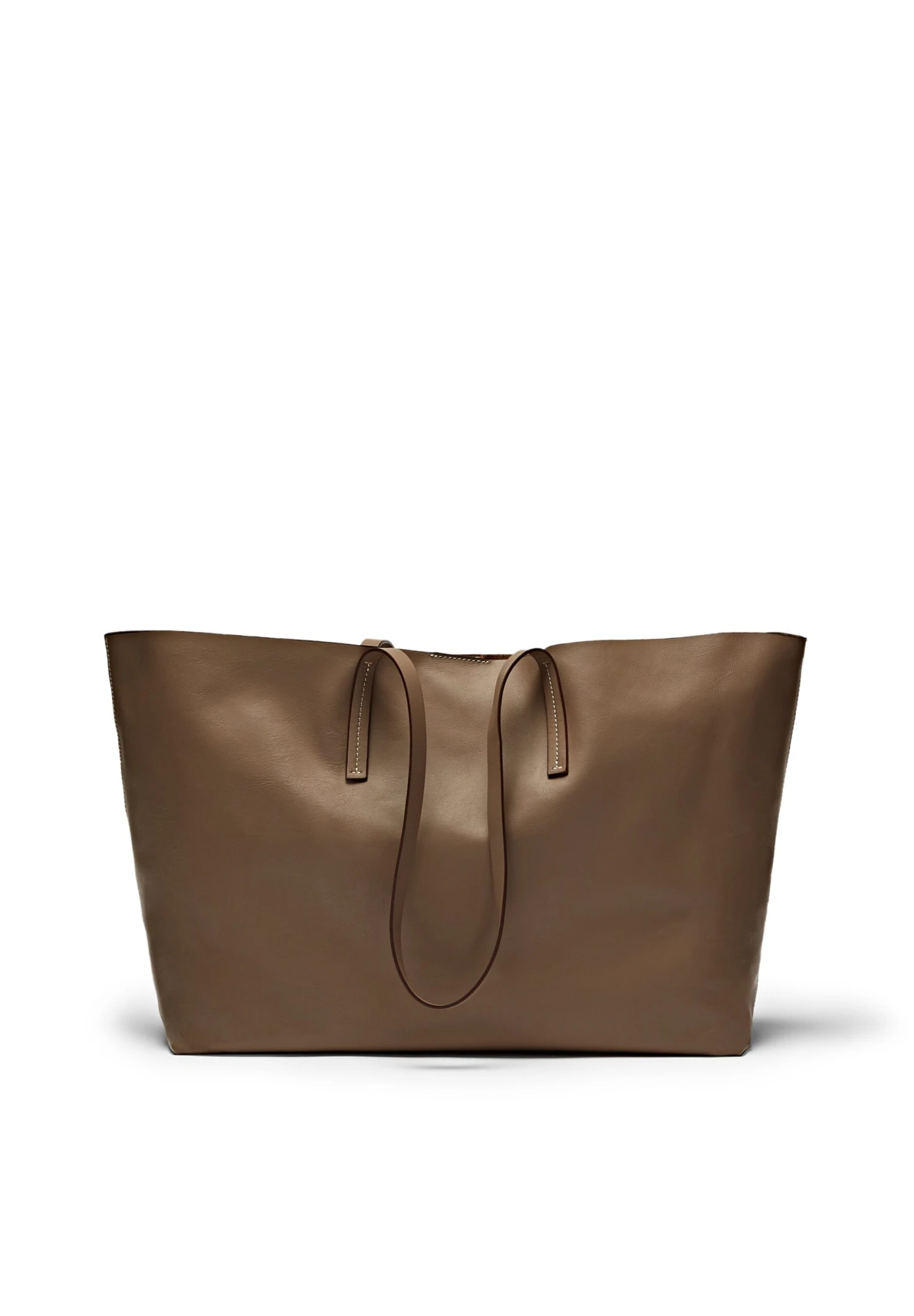 Massimo Dutti Tote Bag - Mottled Light Brown 3 Massimo Dutti Tote Bag - Mottled Light Brown