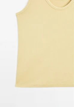 Massimo Dutti RIBBED STRAPPY SLEEVELESS - Top - Camel -Massimo Dutti Shop c60d613ec56740c989bef64c0b673582