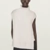 Massimo Dutti SLEEVELESS HIGH NECK SWEATER - Jumper - White -Massimo Dutti Shop c6151b4febb741919155e640268c5530