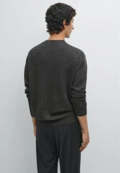 Massimo Dutti CREW NECK LONG SLEEVE - Jumper - Dark Grey -Massimo Dutti Shop c65749f7760c474f9b0e756bb3af71cc