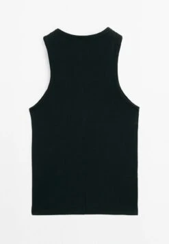 Massimo Dutti RIBBED HALTER - Basic T-shirt - Black -Massimo Dutti Shop c68e352da77d445398606a1129b9764b