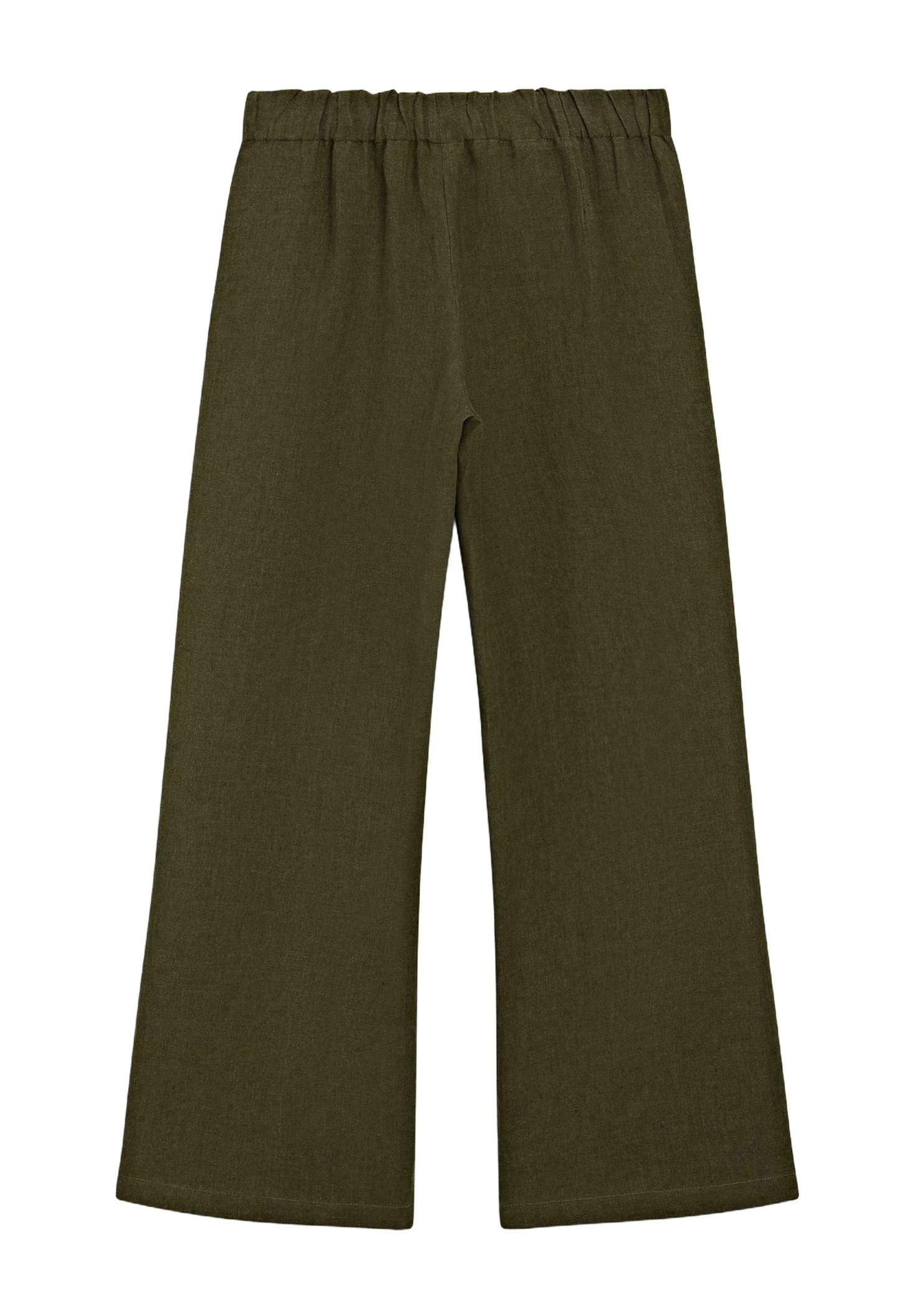 Massimo Dutti STRAIGHT-LEG - Trousers - Dark Green 8 Massimo Dutti STRAIGHT-LEG - Trousers - Dark Green - Image 6