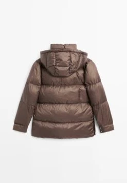 Massimo Dutti WATER-REPELLENT PUFFER - Down Jacket - Brown -Massimo Dutti Shop c6a2d4cca3664297b0f88fb4784b171b