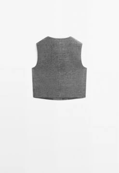 Massimo Dutti SHORT SLEEVELESS - Waistcoat - Grey 18 Massimo Dutti SHORT SLEEVELESS - Waistcoat - Grey -Massimo Dutti Shop c6af806e6cc147178244869dcd1e30d3