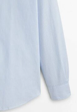 Massimo Dutti Micro Striped Oxford- Shirt - Light Blue -Massimo Dutti Shop c6cc1d00c2594ae18ae1d1b2b181ba78