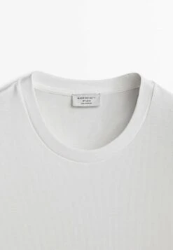 Massimo Dutti Studio -Short Sleeve - Basic T-Shirt - White -Massimo Dutti Shop c7157aeb3077411aba318b690b1423ea
