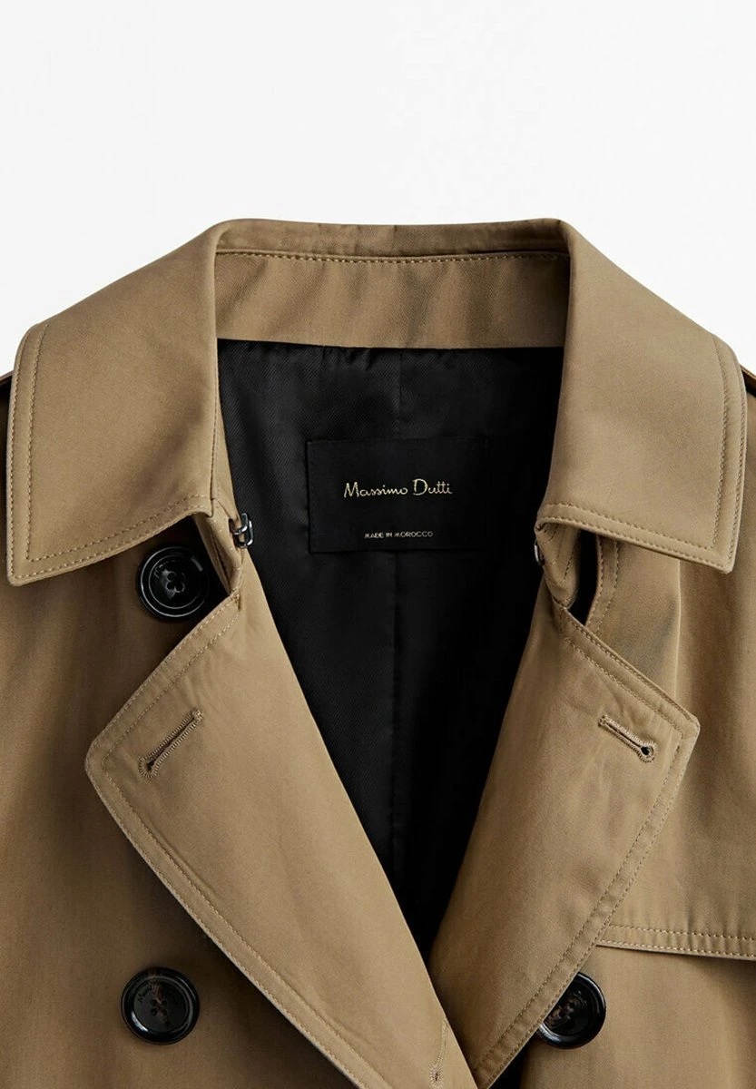 Massimo Dutti With Belt- Trenchcoat - Camel 5 Massimo Dutti With Belt- Trenchcoat - Camel - Image 3