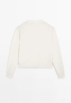 Massimo Dutti BUTTONED WITH CREW NECK - Cardigan - Beige 24 Massimo Dutti BUTTONED WITH CREW NECK - Cardigan - Beige -Massimo Dutti Shop c7264bdb644b4b39928b94d0cb10b686